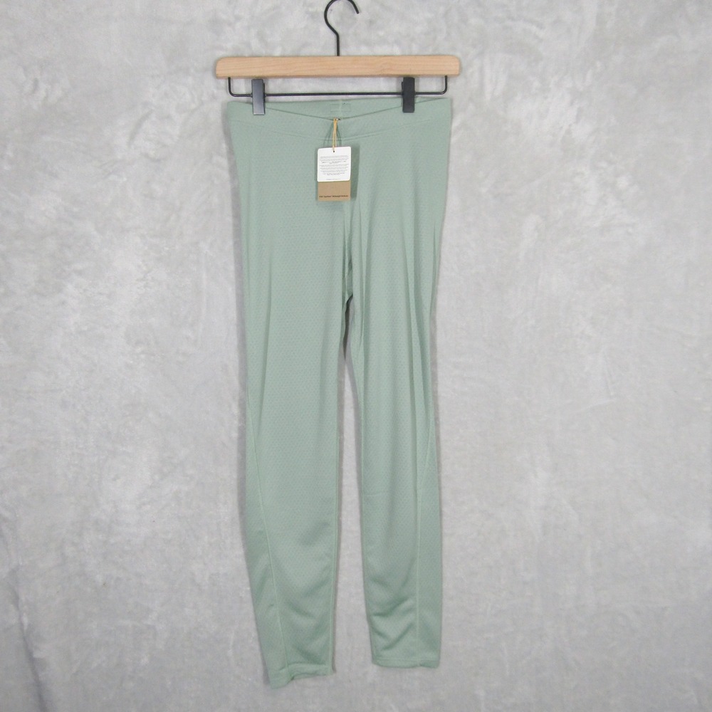 Patagonia Kids Capilene Midweight Bottoms Ellwood Green XL 14 Base Layer New